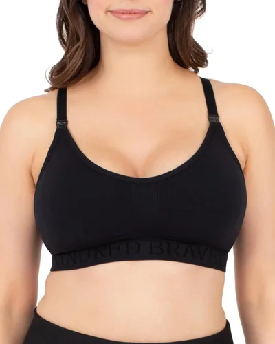 Kindred Bravely Sublime Busty - Brasier deportivo de lactancia y maternidad de bajo impacto para F, G, H, I Cup (terracota ombrado)