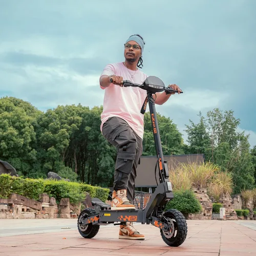 Miniatura 8 de KUKIRIN - Patinete eléctrico G4/G2 para adultos, rango de 47 millas, motor potente de velocidad de 43 MPH de 2000 W, neumáticos todoterreno de 11