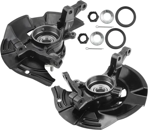 A-Premium Conjunto de nudillos de cubo de dirección de rueda compatible con Kia Optima 2011 L4 2.4L lado delantero del conductor y del pasajero, 2