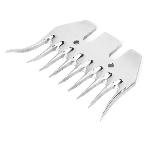 Miniatura 8 de Tijeras de oveja y peines, tijeras de cabra para tijeras eléctricas de lana, tijeras cortadoras de pelo de animales (hoja curvada de 9 dientes