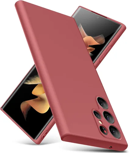 Miniatura 11 de Funda para Samsung Galaxy S22 Ultra, funda delgada de silicona líquida, a prueba de golpes, funda delgada para Samsung Galaxy S22 Ultra, funda Negro2