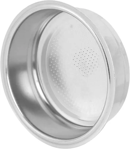 Miniatura 4 de Filtro de café de acero inoxidable, 2.008 in de una sola capa de acero inoxidable para máquina de café, filtro de filtro apto para DeLonghi, filtro