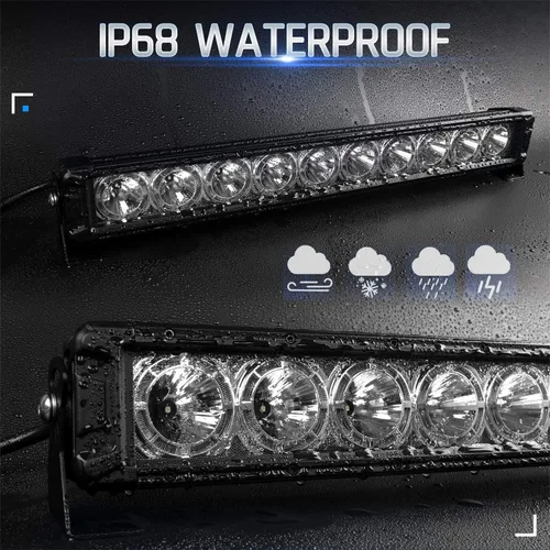 Miniatura 5 de Autofeel Barra de luz LED de 32 pulgadas, reflectores de 150 W y 15000 lm, luces antiniebla LED para conducción todoterreno con luces de circulación