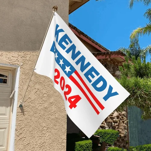 Miniatura 6 de Kennedy - Bandera para el presidente Robert Kennedy 2024, bandera de salvar Estados Unidos 2024, bandera anti Biden, bandera demócrata, bandera de 3