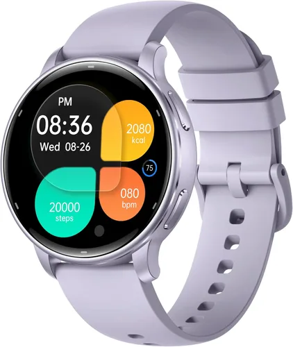 Miniatura 10 de Reloj inteligente para hombres y mujeres, llamada Bluetooth, pantalla táctil de 1.43 pulgadas, rastreador de actividad física con frecuencia