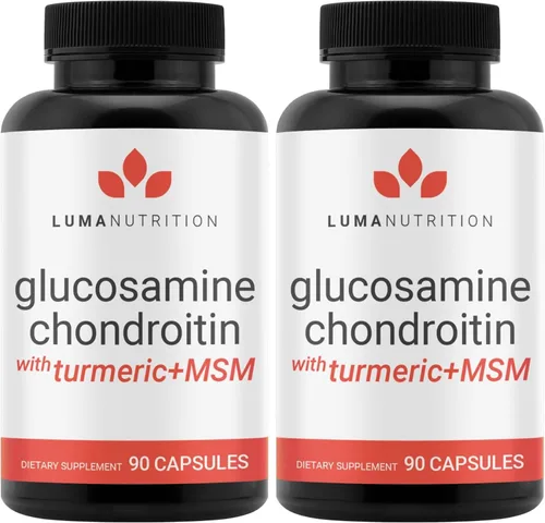 Miniatura 10 de Luma Nutrition Glucosamina Condroitina MSM - Cúrcuma, Boswellia - Suplemento premium - para hombres y mujeres - Suplemento articular - 90 cápsulas