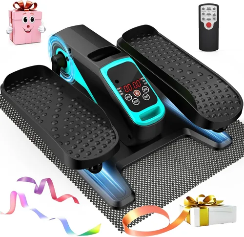 VIVURN-018 Bicicleta elíptica debajo del escritorio 12 velocidades 5 modos Mini ejercitador de piernas motorizado mientras se está sentado para