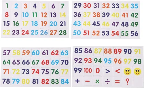 Miniatura 8 de Ábaco de madera para niños – 100 palos de conteo y tarjetas de juguetes de números del 1 al 100, juegos educativos de matemáticas para preescolar