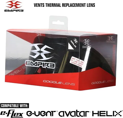 Miniatura 3 de Empire Lentes de repuesto para lentes transparentes de Paintball Negro