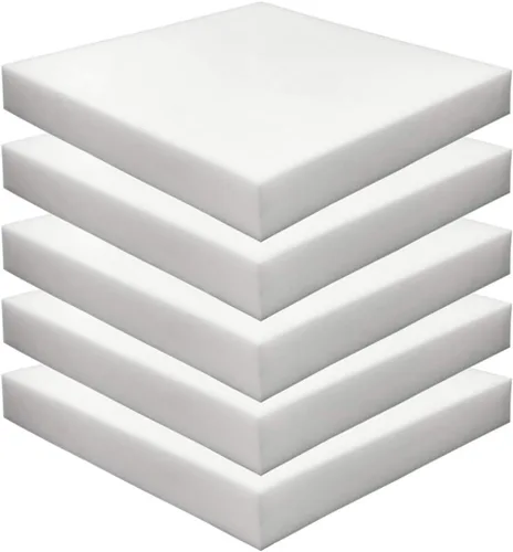 Miniatura 8 de Foamma 1 paquete de espuma de tapicería de alta densidad de 2 x 18 x 18 pulgadas, cojín cuadrado de espuma para sillas de comedor, reemplazo