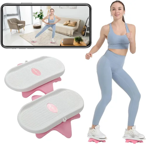 Miniatura 9 de Tabla giratoria de abdominales, tabla de ejercicios Twister, ejercicio de disco de torsión de cintura, ejercicio de tabla de abdominales, Azul