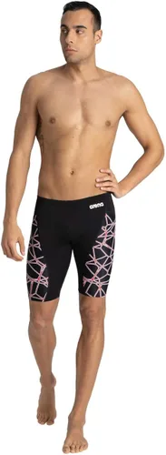 Miniatura 4 de Arena Men's Team Color Print Jammer Athletic Training Swimsuit Bathing Suit
