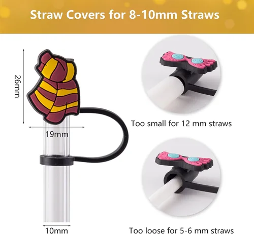 Miniatura 2 de 6 piezas de tapas de popote mágicas de silicona para taza Stanley de 30 y 40 oz, tapas reutilizables para popotes para accesorios de taza Stanley