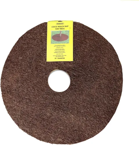Miniatura 5 de Bosmere M236 - Alfombrillas de protección para árboles, paquete de 3, 30 pulgadas, marrón