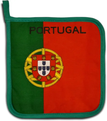Miniatura 4 de Portugal Bandera Cocina y Barbacoa Set w/Delantal, Guante de Horno y Olla Portugués, Verde, rojo, amarillo., Talla única
