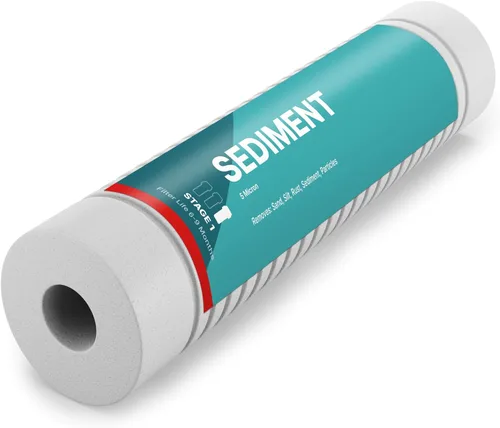 Miniatura 5 de NU Aqua Reemplazo de filtro de sedimentos de ósmosis inversa – Cartucho universal de sistema de filtración de agua RO de 10 pulgadas de 5 micras – 1