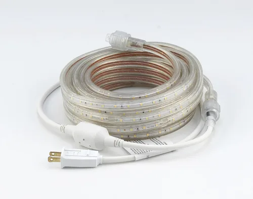 Miniatura 3 de CBconcept Listado UL, 50 pies, 5500 lúmenes, 6000 K blanco puro, regulable, tira de luz LED plana flexible de 110-120 V CA, 930 unidades 3528 LED