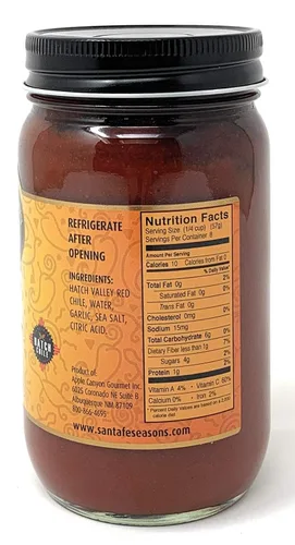 Miniatura 2 de SANTA FE SEASONS Salsa de chile roja mediana, 16 oz