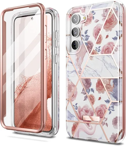 Miniatura 8 de SURITCH Funda para Samsung Galaxy S23, [Protector de Pantalla Integrado] [Protección de Doble Capa] Protección Completa Resistente a Golpes Funda