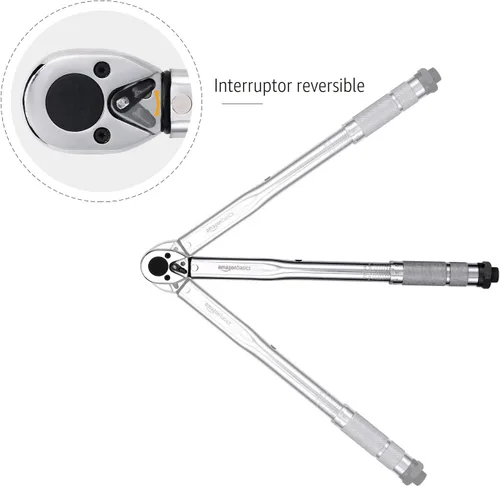 Miniatura 6 de Amazon Basics Llave dinamométrica de clic de accionamiento de 3/8 pulgadas - 15-80 ft.-lb, 20.4-108.5 Nm