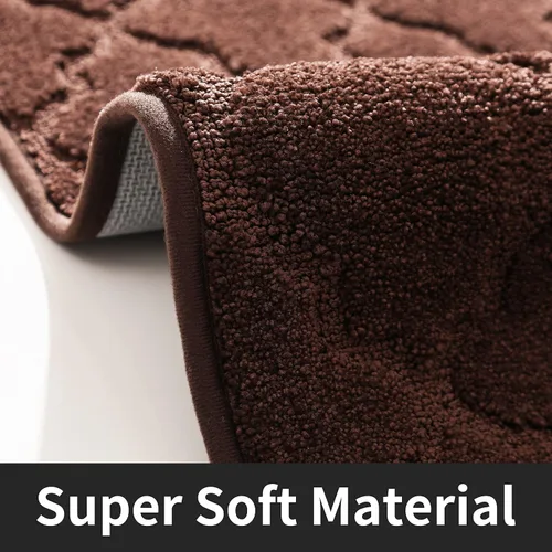 Miniatura 4 de COSY HOMEER Tapetes suaves de cocina para el frente del fregadero, alfombras y tapetes de cocina súper absorbentes, de 20 x 79 pulgadas, tapete