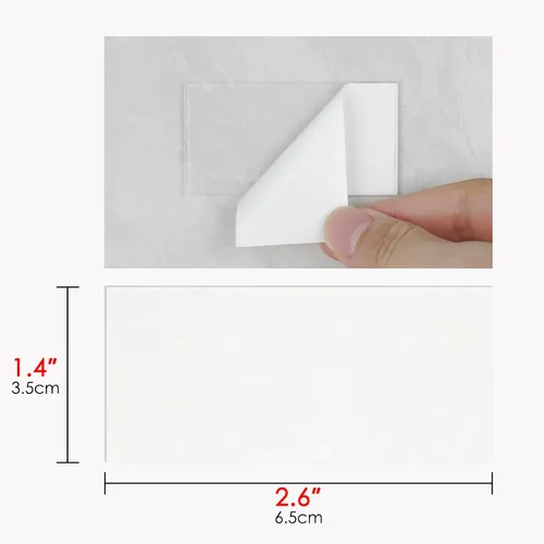 Miniatura 2 de LUEXBOX Cinta de montaje de doble cara resistente, nano cinta para ducha, cuadrados de montaje, almohadilla adhesiva transparente para paredes
