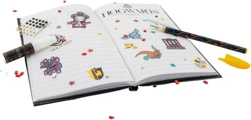 Miniatura 8 de Innovative Designs Harry Potter - Juego de diario brillante para niños, con calcomanías y gemas