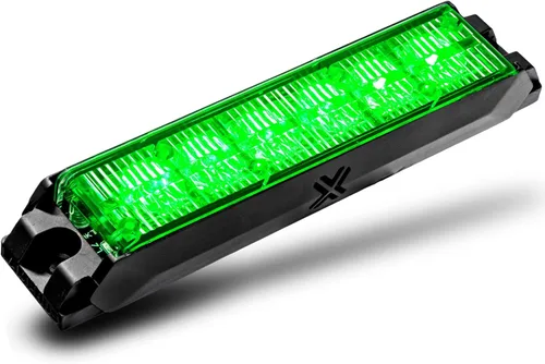 Miniatura 42 de LAMPHUS NanoFlare - Luz de advertencia estroboscópica de 5 pulgadas y 6 W, color blanco ámbar, luz de advertencia estroboscópica para parrilla