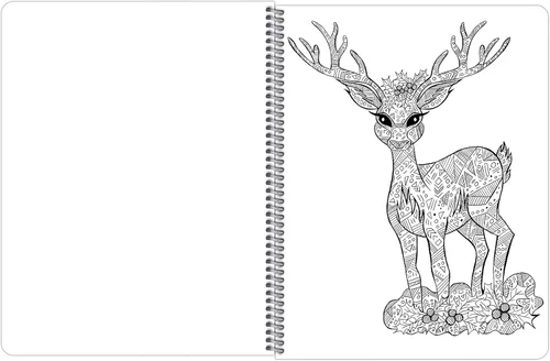 Miniatura 9 de Libro para colorear de Navidad para adultos (encuadernado lateralmente)