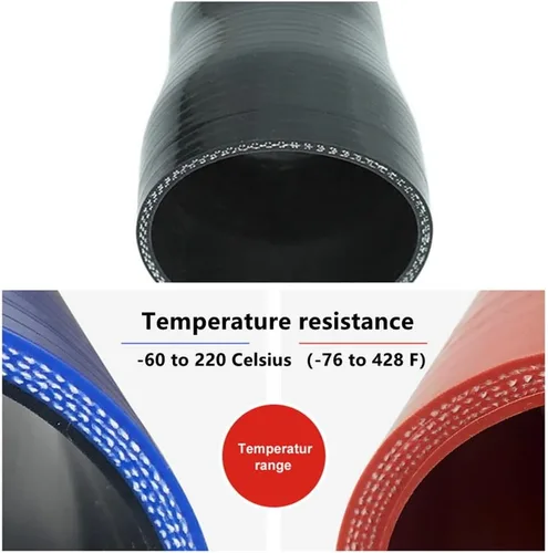 Miniatura 3 de Manguera de acoplador reductora recta de silicona 1 a 1.25 pulg/25mm a 32mm ID-3 pulg de longitud, 4 capas reforzadas para refrigerante de radiador
