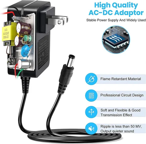 Miniatura 2 de Cargador Tacklife de repuesto adaptador de corriente CA CC compatible con Tacklife HA2 T6 T8 T8-Newer 800A Pro T8Pro 1200A Peak 18000mAh Litio 12V