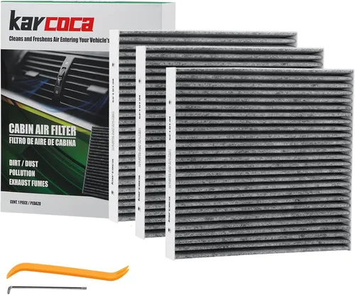 Miniatura 8 de Filtro de aire de cabina compatible con Honda Civic 2016-2023, CR-V 2017-2022, CR-Z 2011-2016, FIT 2009-2020, HR-V 2016-2022, Insight 2010-2022