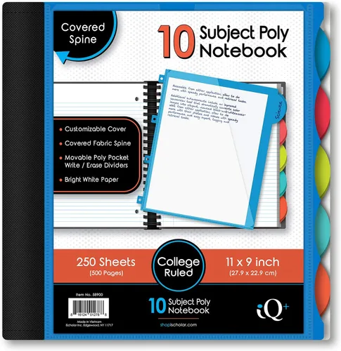 Miniatura 14 de Cuaderno de notas IQ Subject con espiral