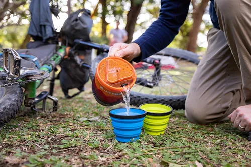 Miniatura 10 de Jetboil MiniMo - Sistema de cocina para estufa de camping y mochileros con control de calor ajustable Puesta de sol