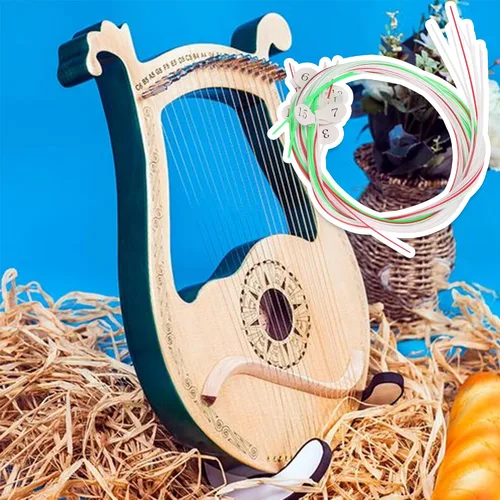 Miniatura 7 de Lovermusic Juego de 16 cuerdas multicolor para accesorios de piano (nailon 16 cuerdas)