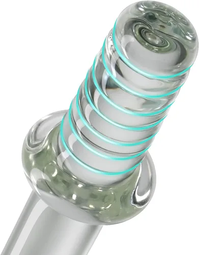 Miniatura 4 de Varita de masturbación con consolador de cristal de cristal, masajeador de masturbación vaginal, tapón anal, palo de placer, estimulación del ano