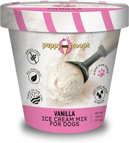Miniatura 12 de Puppy Scoops Mezcla para helado, para perros: Mantequilla de maní. Añada agua y congélelo en casa.