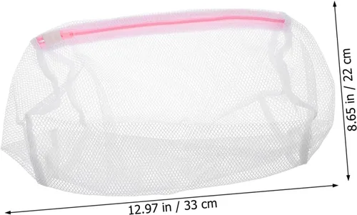 Miniatura 2 de 5 piezas de poliéster bolsa de ropa de malla bolsas de lavandería bolsas de lencería para lavar delicadas lavadora bolsa de lavandería bolsas