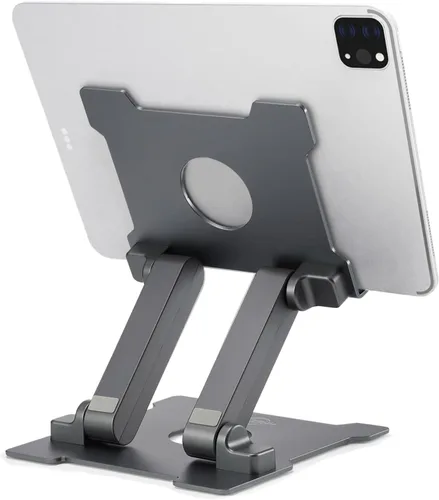 Miniatura 11 de KABCON Soporte para tablet, soporte para tablet para iPad, soporte portátil ajustable de múltiples ángulos para escritorio compatible con iPad Pro