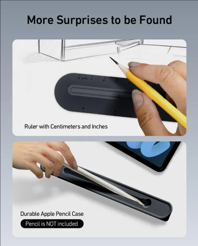 Miniatura 6 de ergounion Soporte para laptop de silicona 3 en 1, elevador de teclado para escritura ergonómica/lectura, soporte de enfriamiento portátil