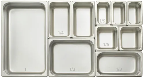 Miniatura 3 de Winco Bandeja de vapor antiatascos, 1/4 x 2-1/2 pulgadas, calibre 24