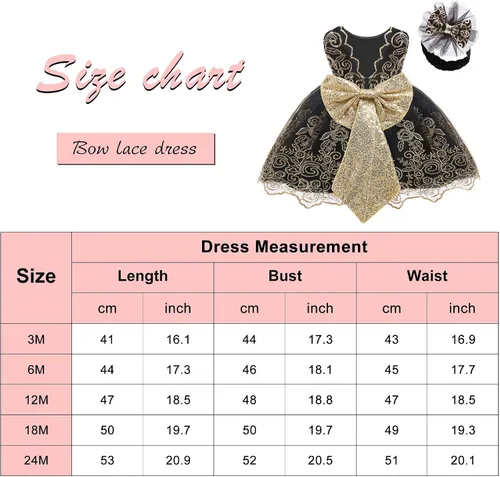 Miniatura 6 de LZH - Vestido de encaje con volantes y tocados para bebés, vestidos de flores con lazo para fiestas y bodas