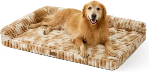 Miniatura 21 de COZY KISS Cama para perros pequeños de piel de conejo sintética, sofá ortopédico de espuma de 30 x 20 pulgadas con lados, funda extraíble lavable