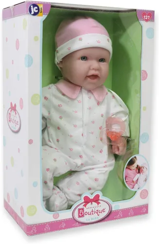 Miniatura 6 de JC Toys - La Baby - Muñeca bebé caucásica con cuerpo mediano y suave de 16 pulgadas Rosa caucásico