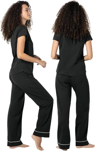Miniatura 2 de PajamaGram PJs For Women Set - Women Pajamas, Short Sleeve, 100% Cotton