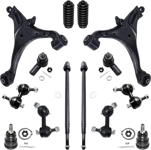 Miniatura 56 de Detroit Axle - Kit de suspensión frontal de 16 piezas para RWD Chrysler 300 Dodge Charger Challenger Magnum 6 brazos de control con rótulas 2