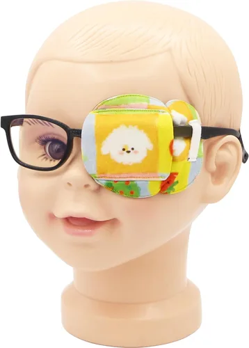 Miniatura 14 de Astropic Parche para ojos de algodón y seda 3D para niños, parche de ojos para niñas para gafas Parche médico para niños con ojo perezoso