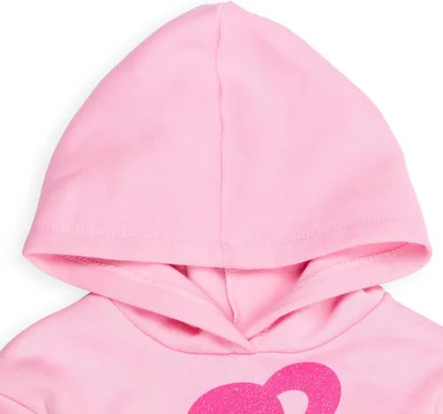 Miniatura 8 de Barbie Conjunto de sudadera con capucha y leggings de forro polar para niñas pequeñas y grandes