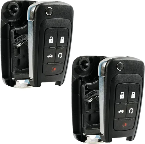 Miniatura 7 de Reemplazo para Buick Chevrolet GMC 2010-2019 5-Botón Flip Blade Key Remote Shell Case OHT01060512