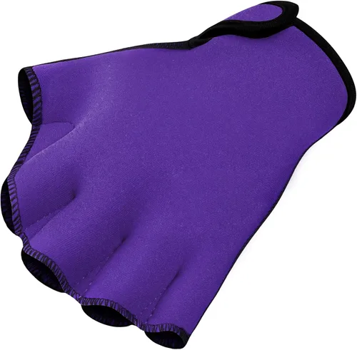 Miniatura 8 de Guantes de natación con malla acuática – Aumenta el fitness y el entrenamiento, remos de resistencia para hombres, mujeres y niños – Mejora